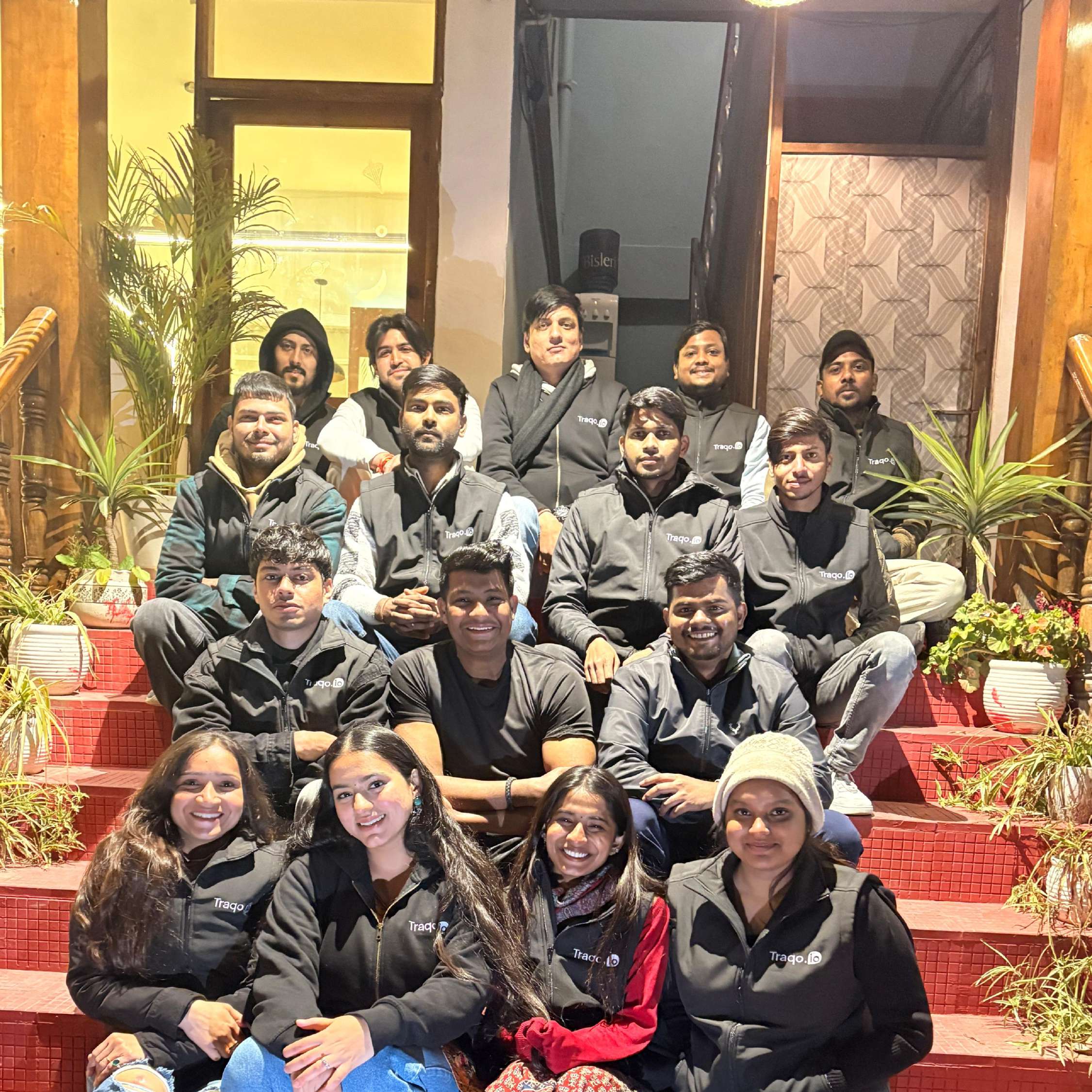 The Traqo team on a company offsite
